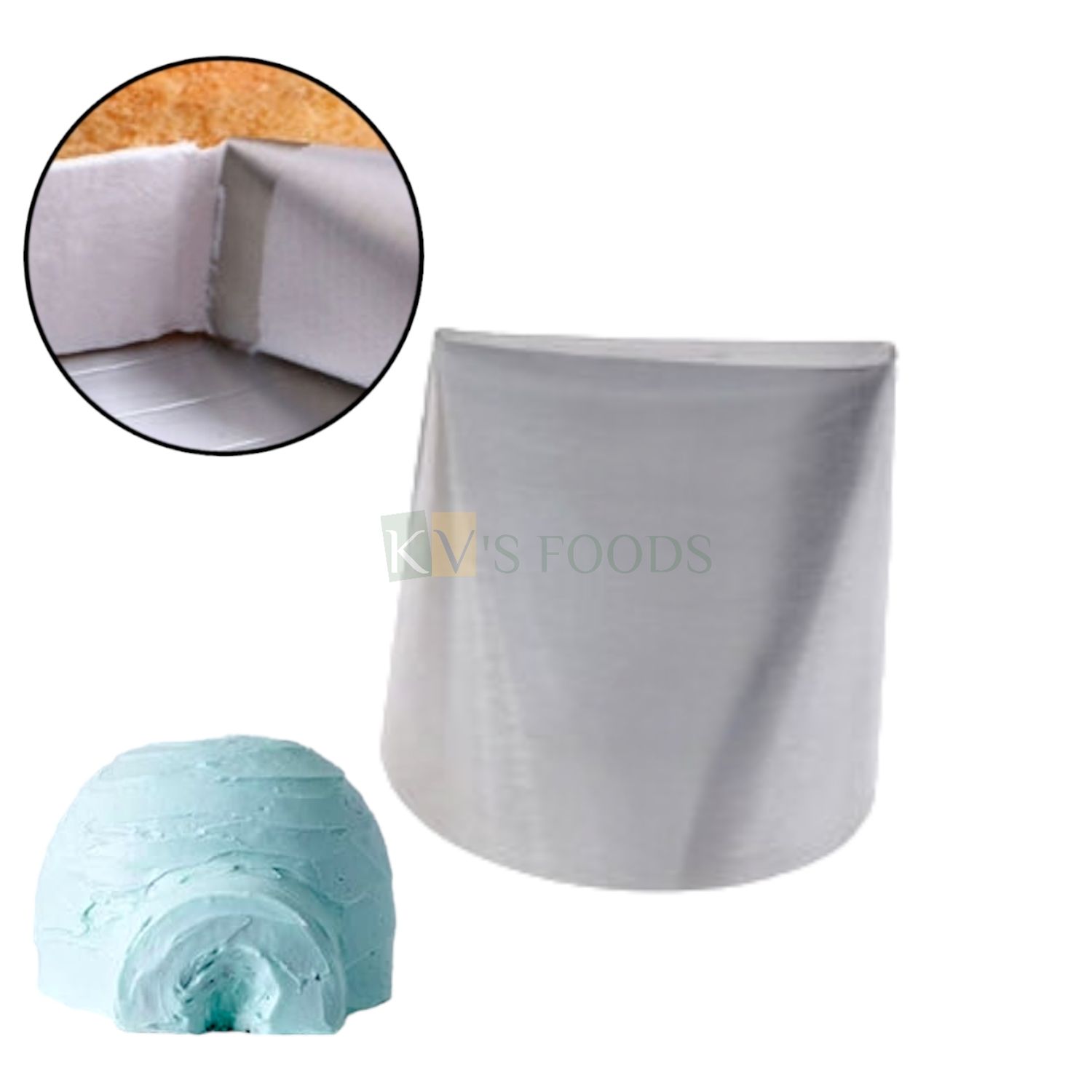 1 PC Extra Large Stainless Steel Plain Ribbon Icing Piping Cake Nozzle, Birthday, Wedding Cakes Decorations Tip for Frosting Whipping, Butter Cream, Pastry, Dessert Cupcake Shaping Covering Cakes Tool