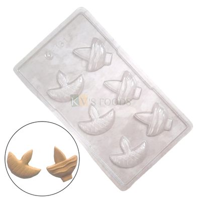 6 Cavity Diwali Diya 2 Designs PVC Chocolate Mould, Size 11.5 x 6.6 Inch, Thickness 1 cm, Diwali Festival Diva Making Chocolate Mold, Garnishing, Gifts, DIY Food Decorations