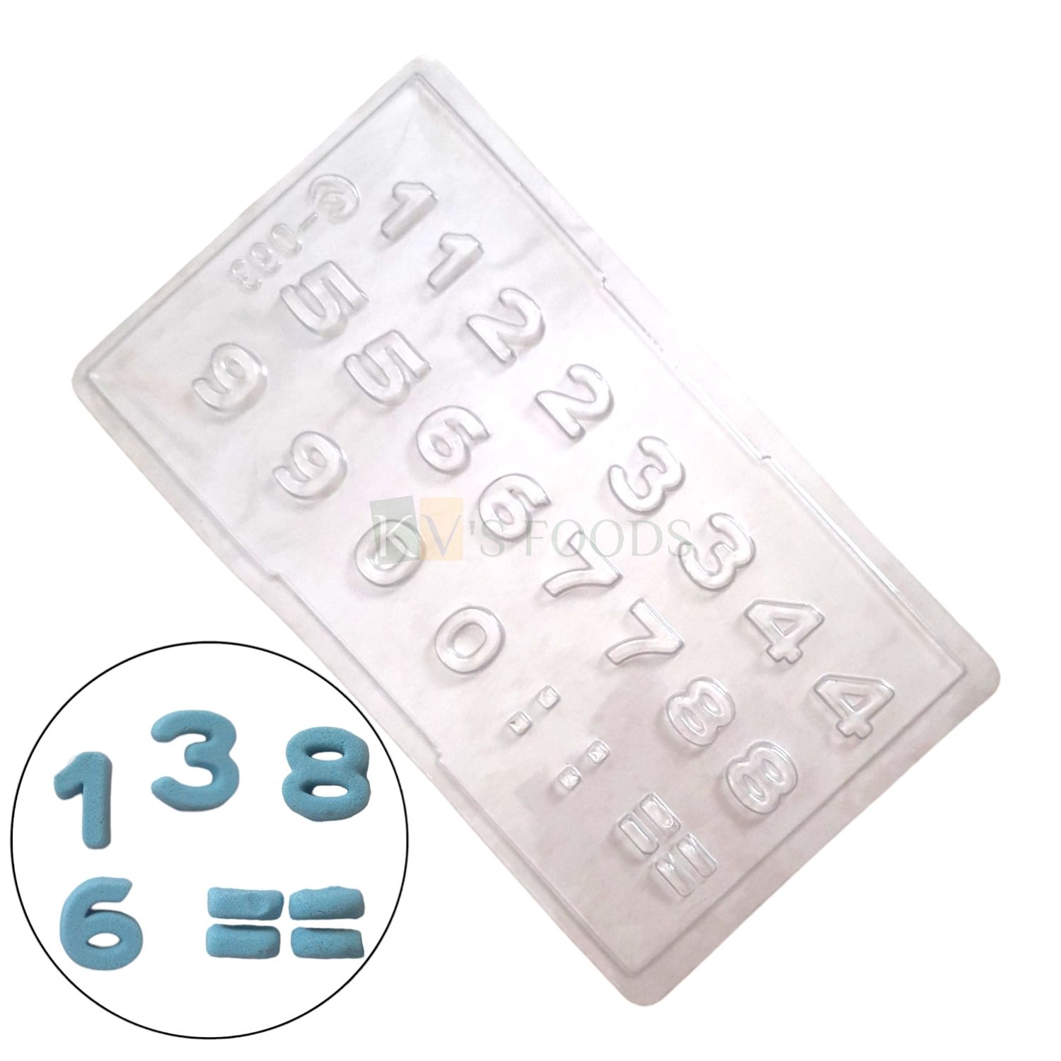 1 PC Size 11.4 x 6.6 Inches, Thickness 0.2 cm, Rectangle Numbers 0 to 9 Garnishing Chocolate PVC Mould, 28 Cavity Chocolate Transparent Candy Molds Gummy Jelly DIY Maths Birthday Theme Cake Decoration