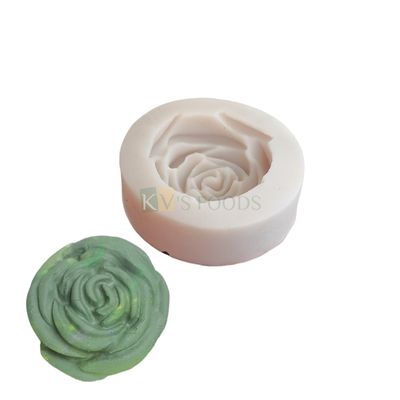 1 PC Silicone Big Fondant Rose Flower Chocolate Mould 1 Cavity, Wedding Anniversary Theme, Red Rose Cupcake, Garden Theme Cakes, Happy Birthday Theme Flexible Moulds DIY Cake Decorations