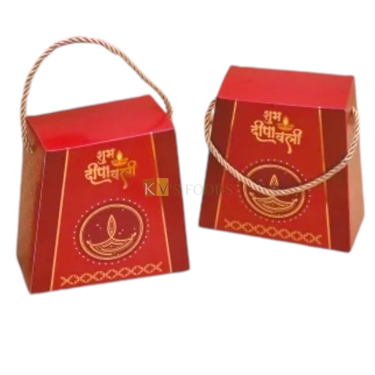 10 PC Set of Happy Diwali Multipurpose Window Box with handle,  Hamper Gift Box for Dry Fruits, Return Gifts, Jewellery Gifting, Festival Gifting, Event Gifting