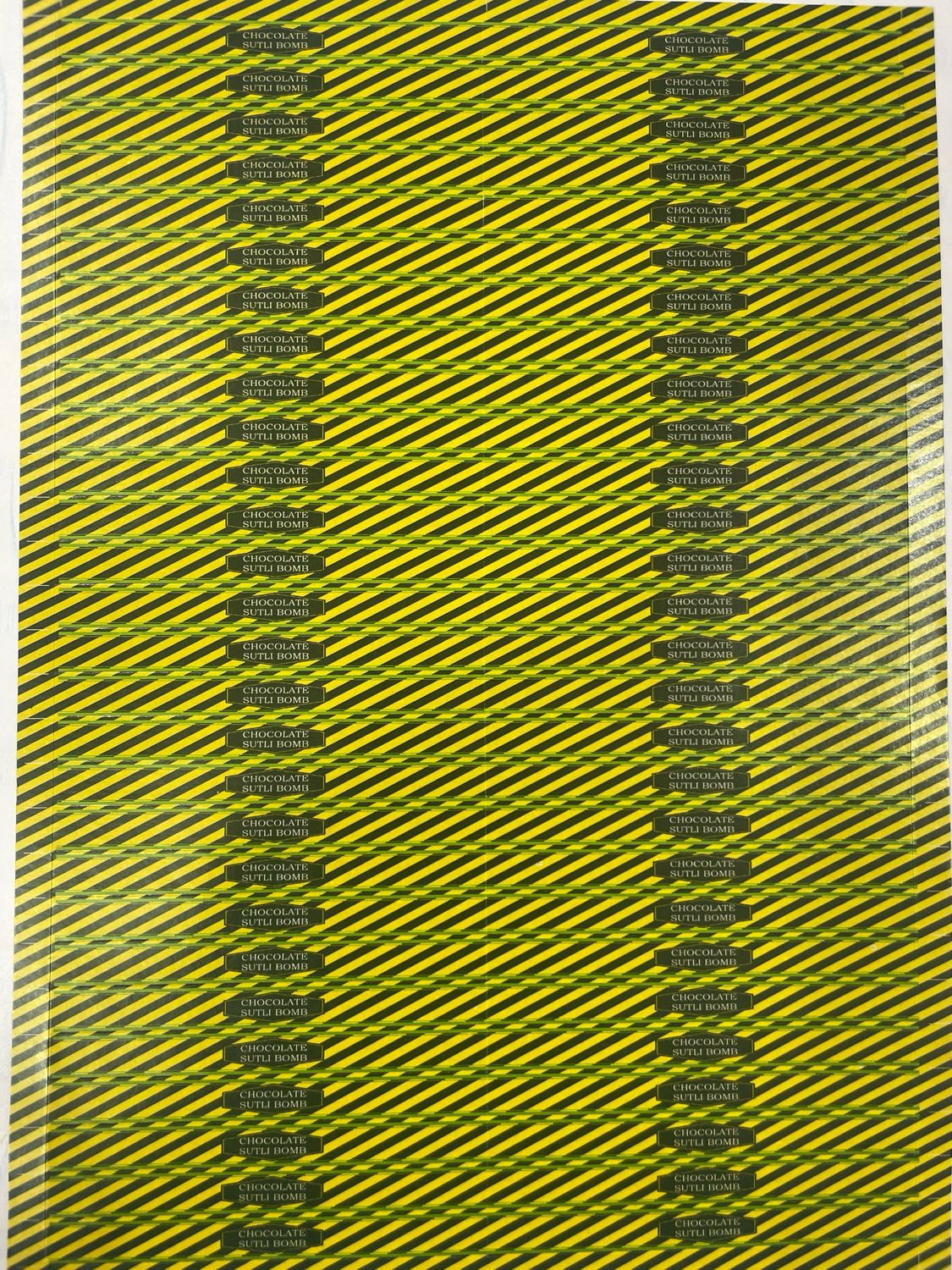 Diwali Cracker Chocolate Sutli Bomb Sticker 14 Stickers  In 1 Sheet