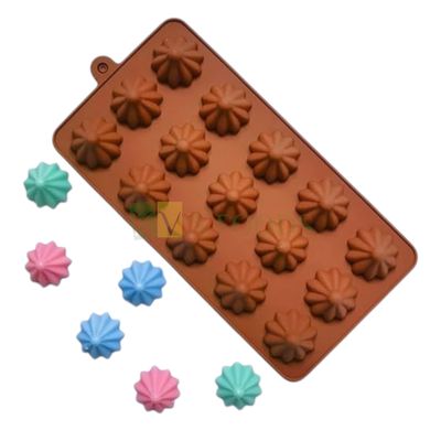 15 Cavity/Slot Small Modak Shape Chocolate Silicon Mould, Ganesh Chaturthi, Ganapati Festival Prasad Molds, Candy, Modak Filling Prasad, Fondant, Cupcakes, Cake Border, Jelly DIY Decorating Tools