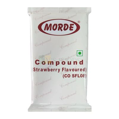 Morde Strawberry Flavored Chocolate Compound (CO SFL08) 500gm