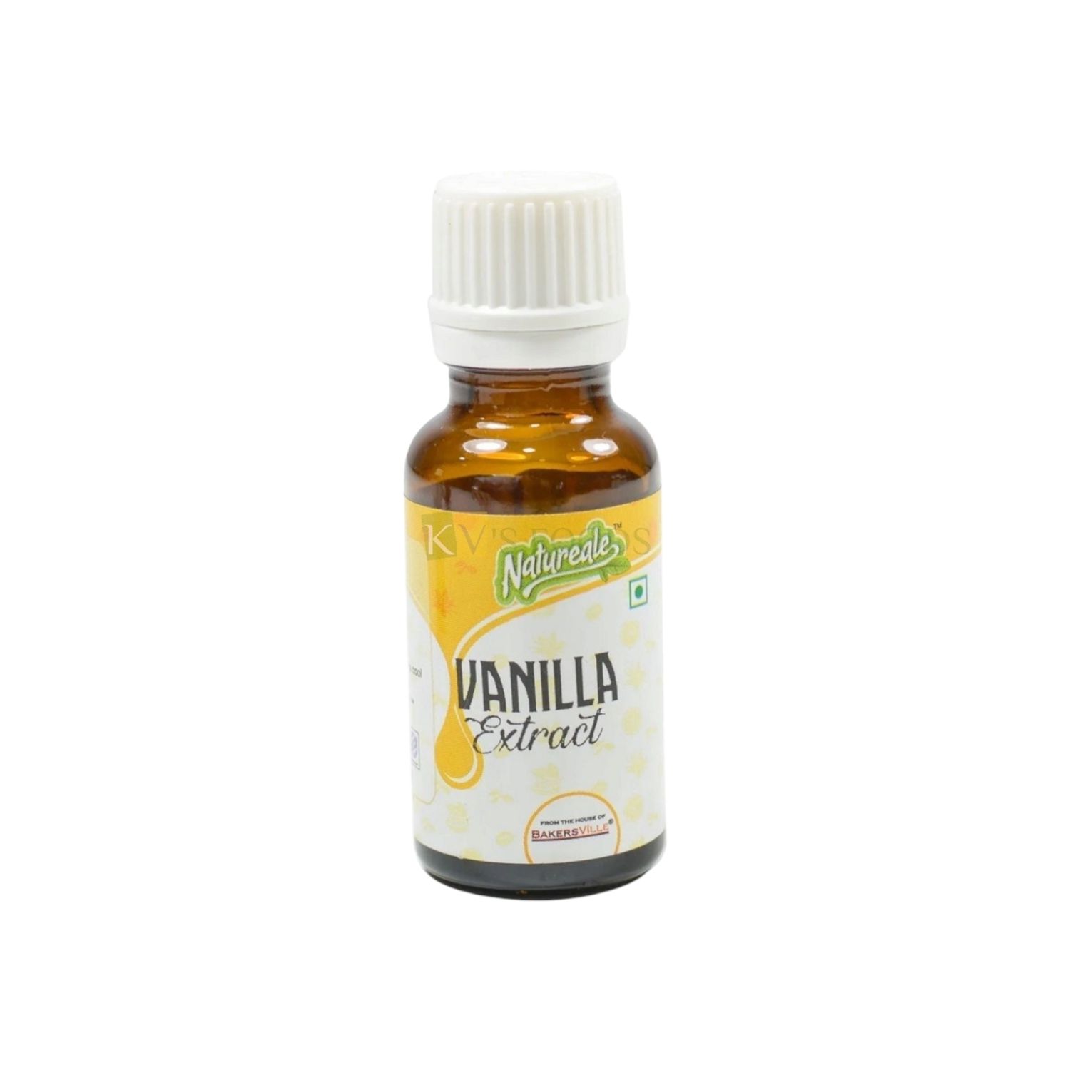 1 PC Natureale Vanilla Extract 20 ML, Suitable for making Vanilla Flavoured Cakes, Bakery  Cakes, Perfect for Baking, Flavoring Drinks, Chocolates, Dessert, Ice-cream, Baked goods, Custard, Caramel