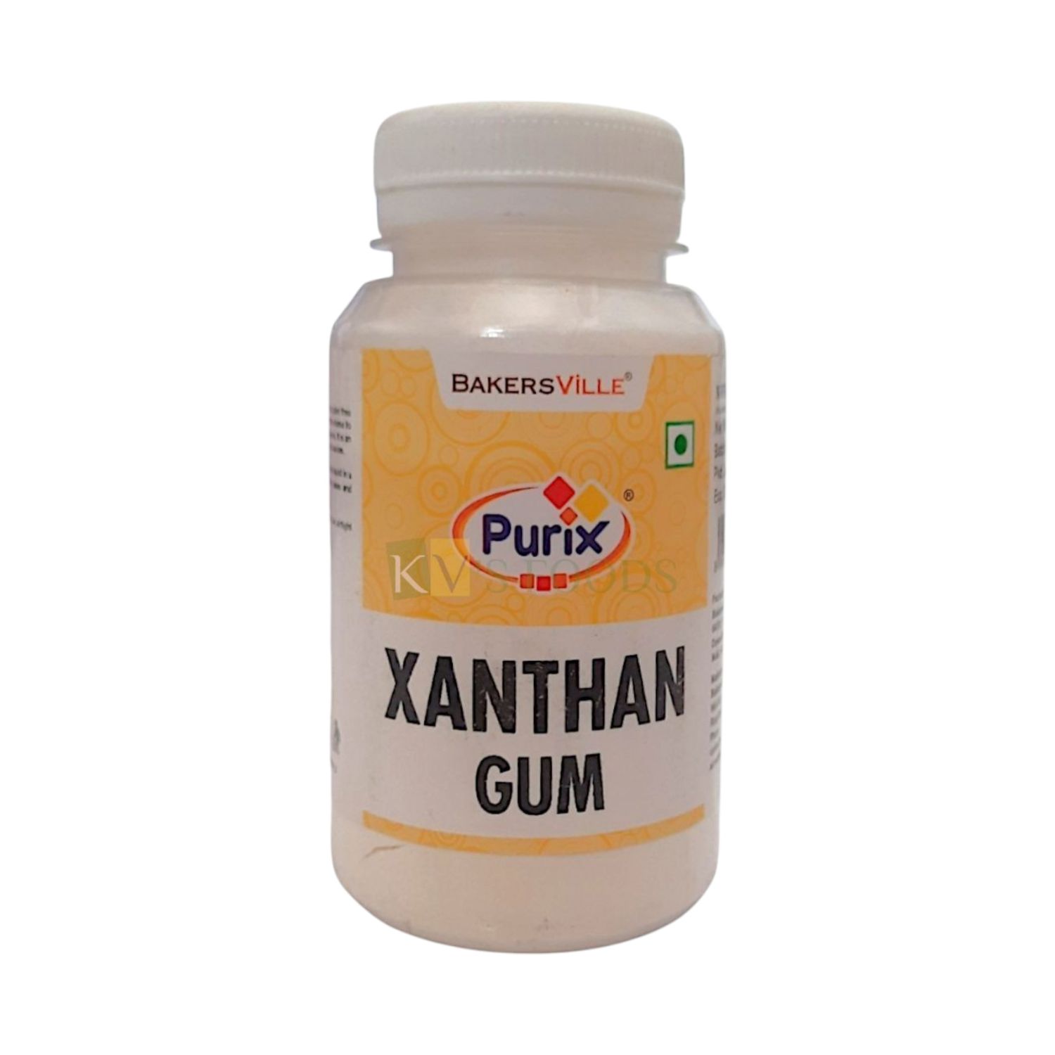 1 PC Purix Xanthan Gum (75 Gram),  Acts as an emulsifier and a binder, and adds volume to Gluten free breads, Cookies, Cakes, and Other Baked Goods