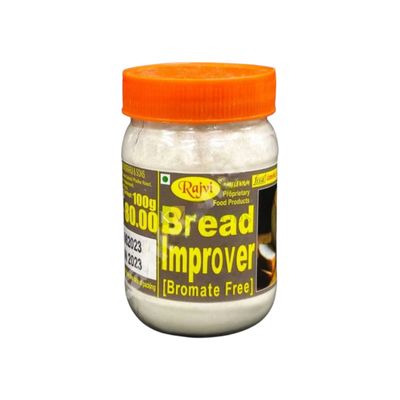 1 PC Rajvi Bread Improver (Bromate Free) 100Gram for making Perfect Breads