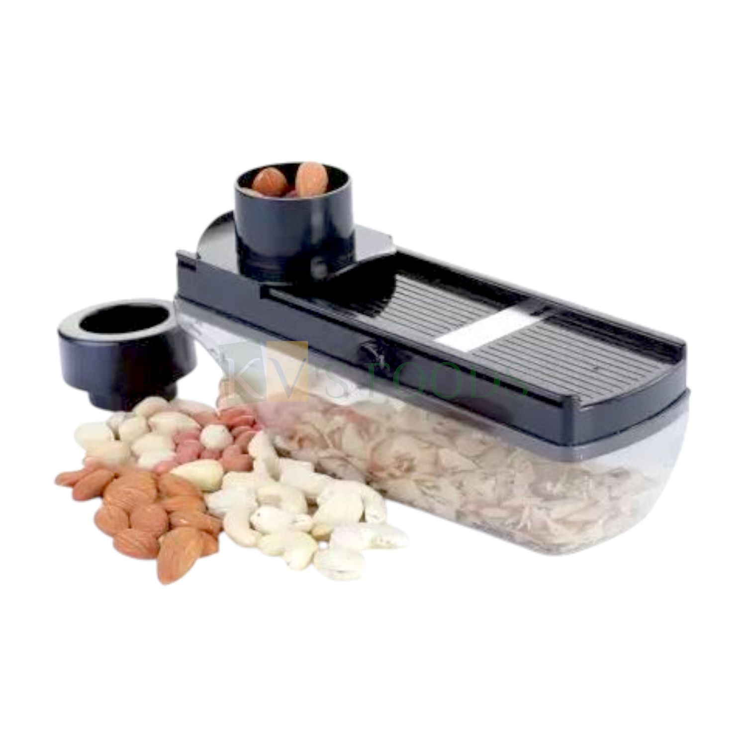 1 PC Black Transparent Dry Fruit Slicer, Almond, Cashew nuts, Pistachio Chopper, Vegetables &amp; Fruit Grater, Kitchen Accessories Tools