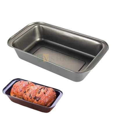 1 PC 8.5 x 4.4 x 2.4 Inch, Capacity ~800 gms, Big Non-stick Rectangular Loaf Mould, Jelly Pudding Cake Pan, For Oven Baking Bakeware for Bavarois, Brownie Meatloaf, Dessert, Ice-creams Bread Muffin