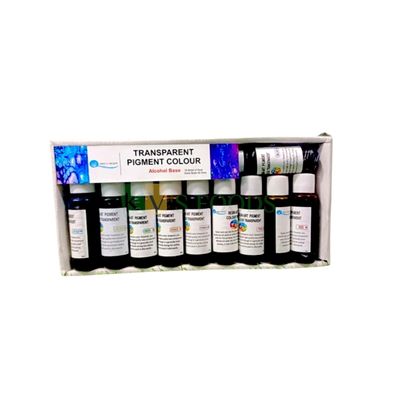 30 ML Resin Art Pigment Colour Transparent, Liquid Resin Colour, Orange, Blue, Purple, Red, Yellow, Light Green, Brown Colours, Epoxy UV Resin Color, Suitable for Jewelry, Coaster, Decorative Pieces