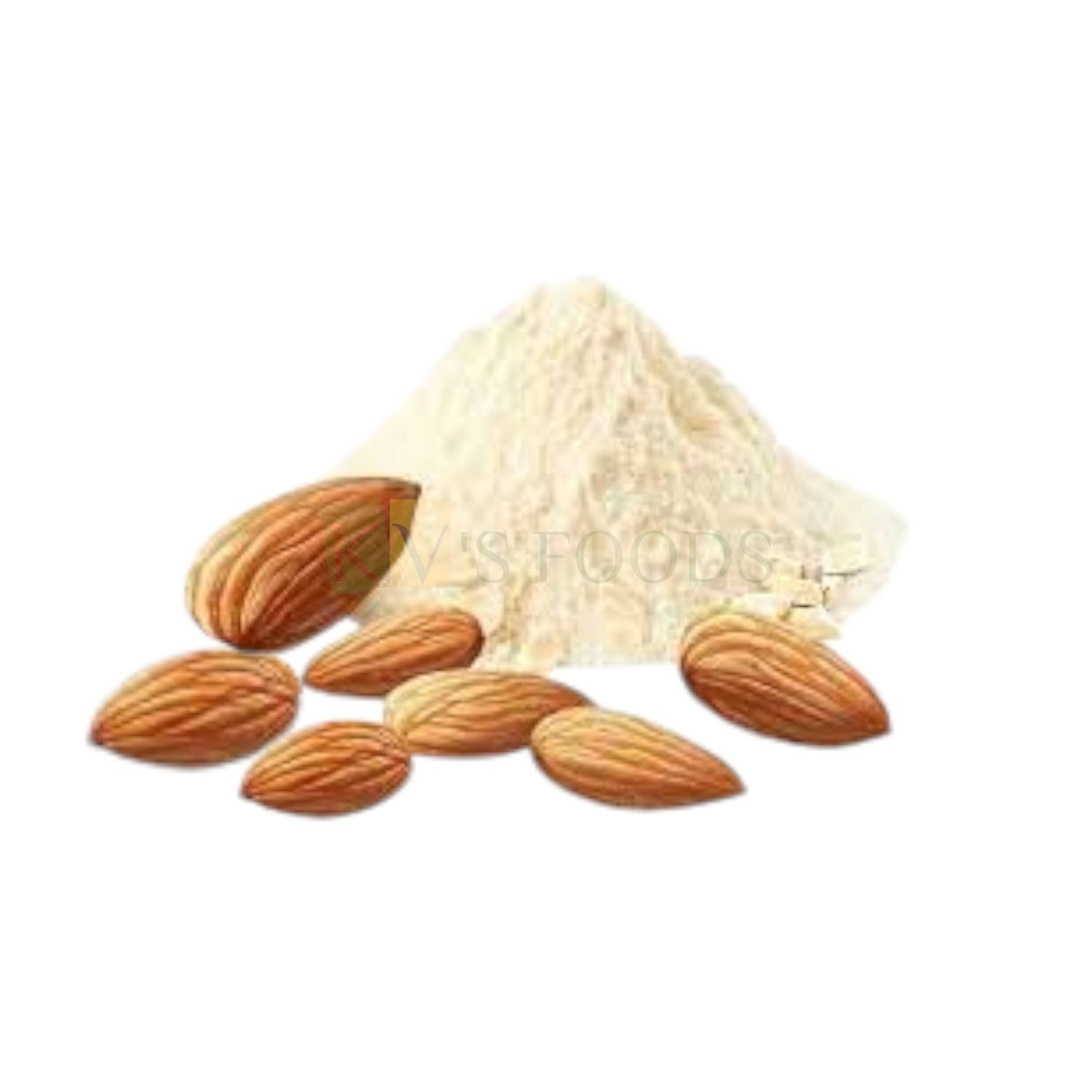 Cream Colour Almond Flour Powder, Badam Powder For Baking, Used in Foods, Sweet Dishes, Garnishing Ice-creams, Cakes, Muffins, Cookies, Biscuits, Badam Halwa, Kheer, Basundi, Rabdi, Shakes, Smoothies