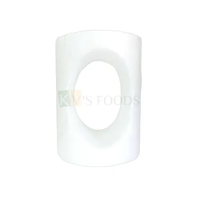 Designer Styrofoam Wedding Cake Dummy with Centre Oval Cut Out to Put Couple Statue/Photo | add Layers to Your Cake for Your Huge Birthday Cakes/Wedding Cakes/Anniversary Cakes (8 X 6 inch), Fake Cake