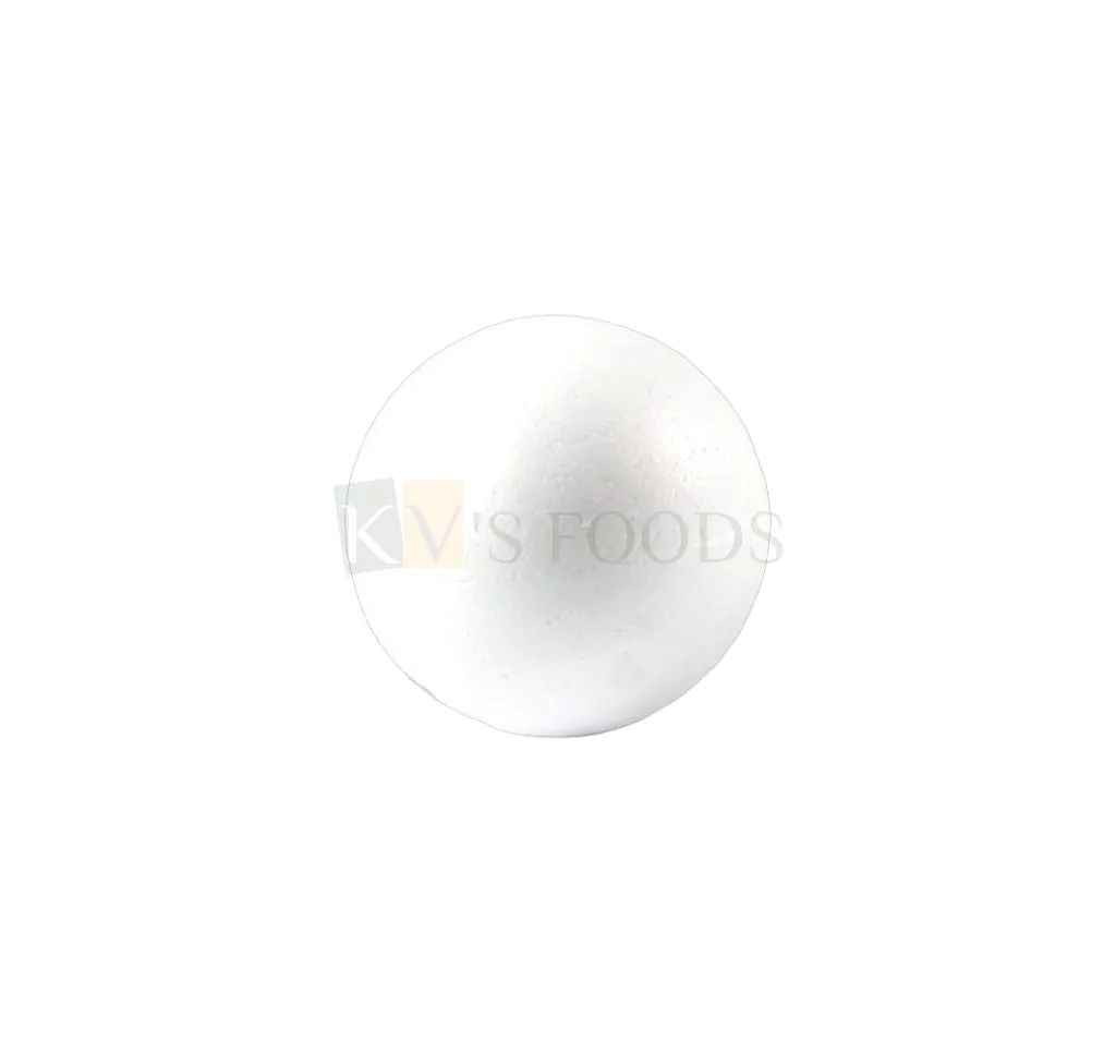 Styrofoam Spherical, Round, Circle Cake Dummy 3 inch across for Ball, Planet Toppers, Fake Cake Structure, Practice Dummy Cake, Non-Edible Display Cake