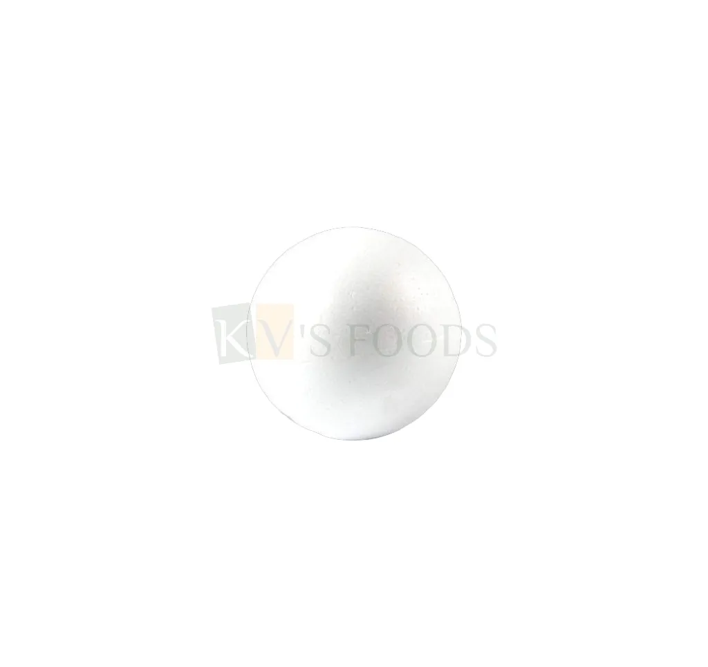 Styrofoam Spherical, Round, Circle Cake Dummy 2 inch across for Ball, Planet Toppers, Fake Cake Structure, Practice Dummy Cake, Non-Edible Display Cake