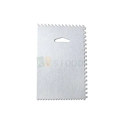 4 Sided Aluminum Cake Scraper Decorating Comb Icing Smoother Cake Decorating Tool