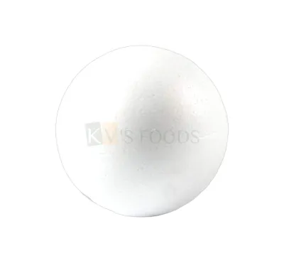 Styrofoam Spherical, Round, Circle Cake Dummy 6 inch across for Ball, Planet Toppers, Fake Cake Structure, Practice Dummy Cake, Non-Edible Display Cake