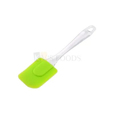 1 PC Small 8 Inch Silicone Spatula with Plastic Handle - Heat Resistance  for Cooking, Grilling, and Baking, Spreading, Mixing Foods, Creams, Kitchen Accessories Tools