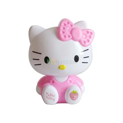 1PC Pink Hello Kitty Cake Topper, Cartoon Cute Cat Birthday Cupcakes Topper, DIY Princess Cake Decorations