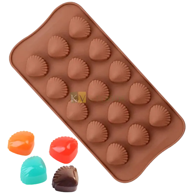 15 Cavity Sea Shell Silicon Chocolate Mould, Sugar-craft, Chocolate, Cake Decoration, Candy, Jelly, Gummy, Fondant, Baking DIY Food Decor Craft Mold