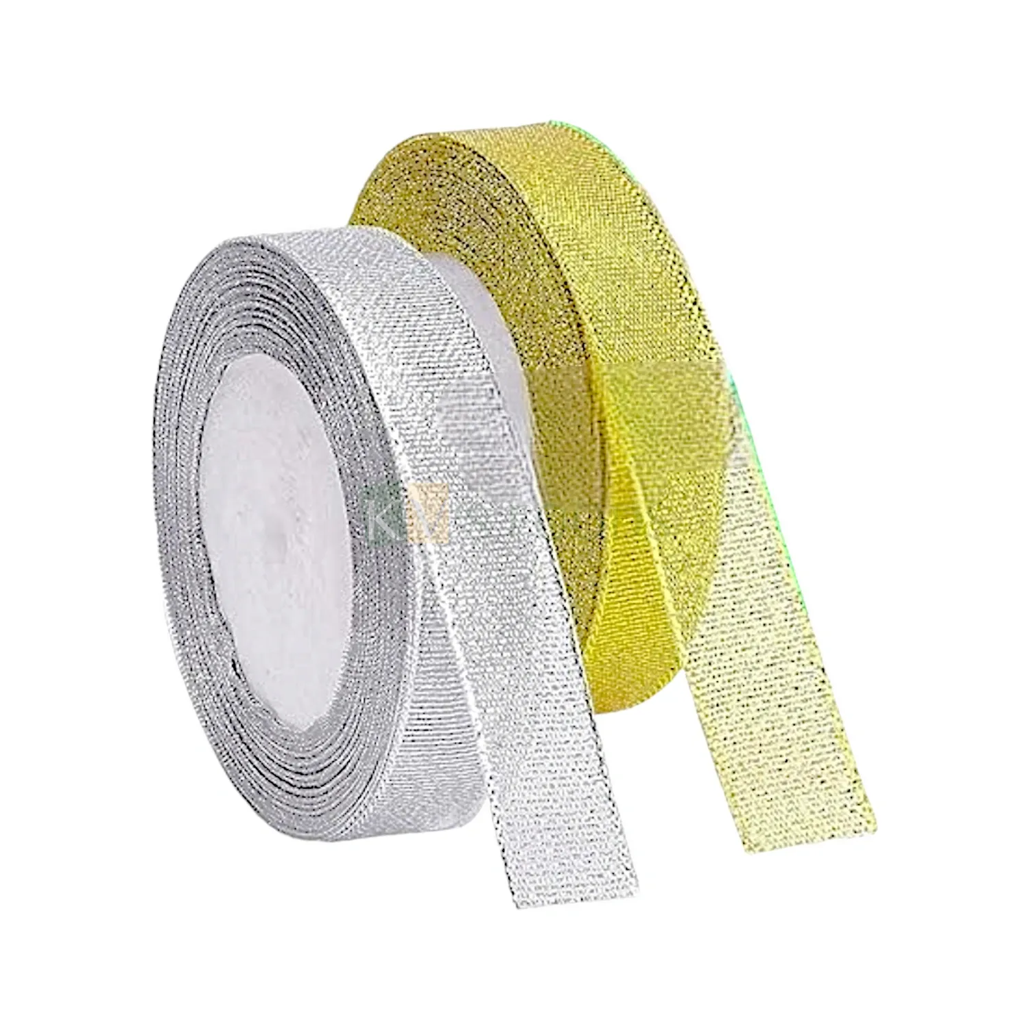 1 PC Multiple Colours Golden Silver Chiffon Organza Satin Ribbons Rolls Width 0.6 Inch 33 to 35 Meter Long  for Wrapping Cakes Chocolate Bow Making Christmas Tree Birthday Wedding Decorations