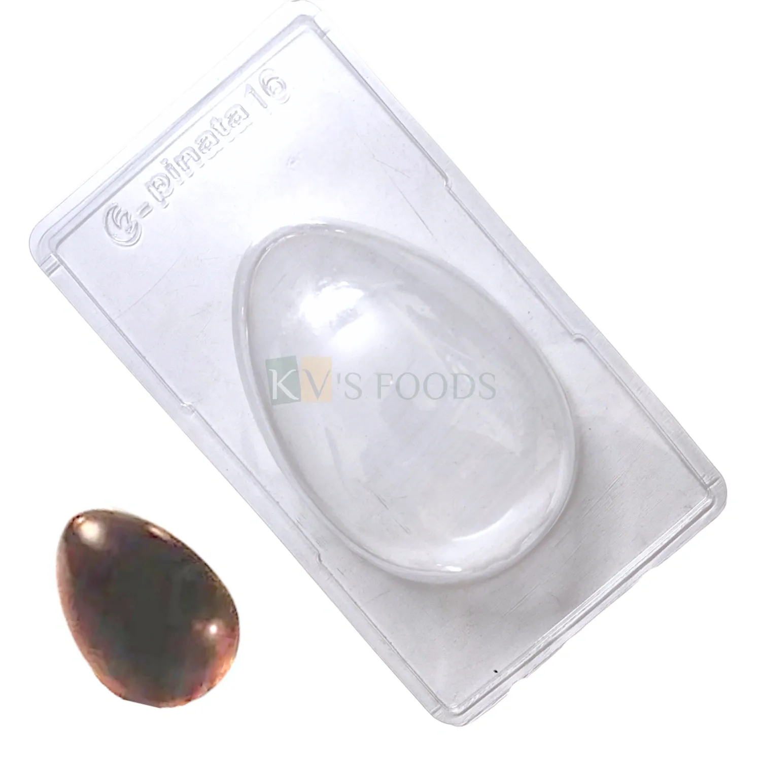 1 PC Size 11.4 x 6.5 Inches, Thickness 2.2 Inch, Rectangle Medium 1 Cavity Oval Easter Egg Chocolate PVC Mould Transparent Candy Molds Gummy Jelly Cakes Kids Brthday DIY Cake Decorations