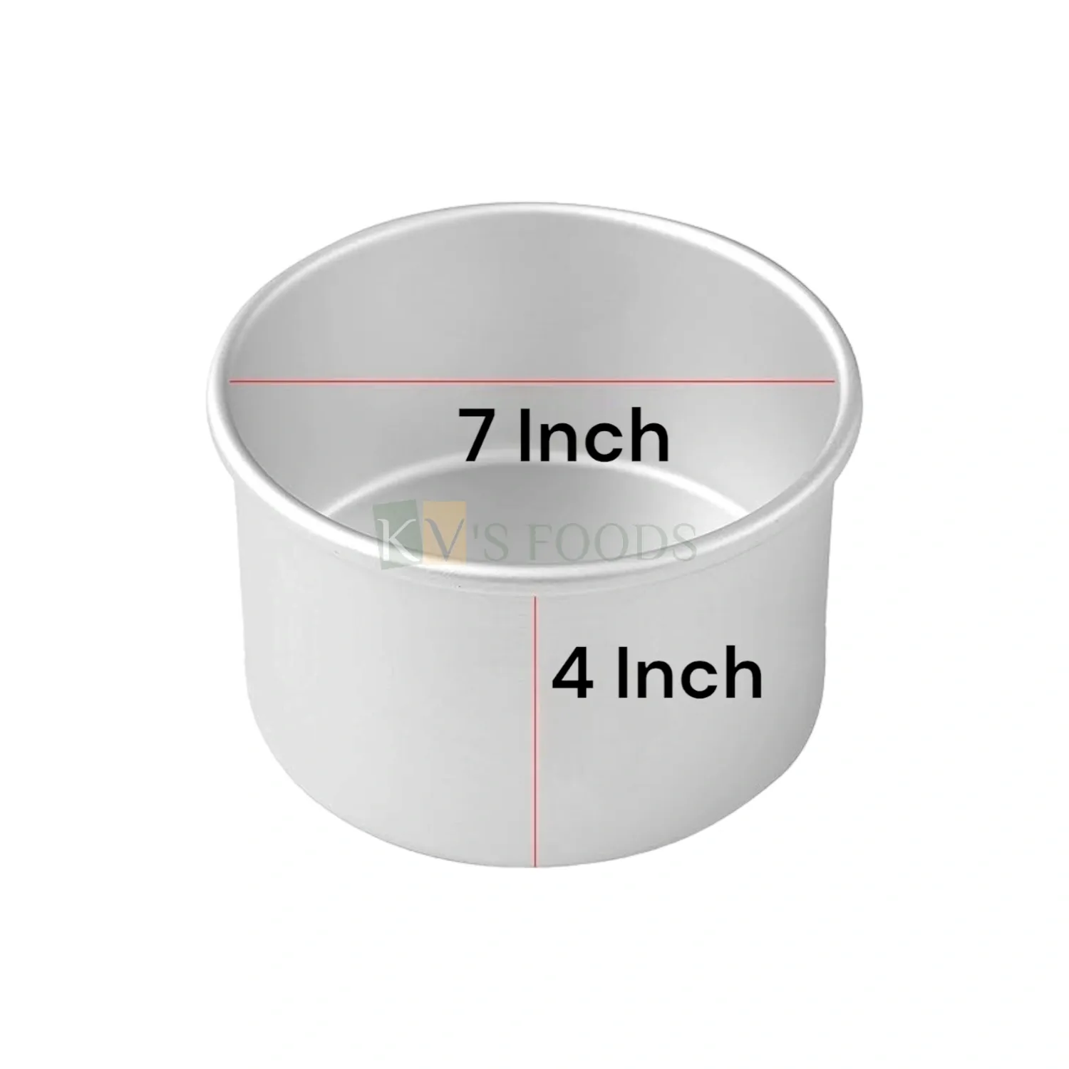 1PC Size Diameter Inch Height Inch Capacity Kg Aluminium - Main Image