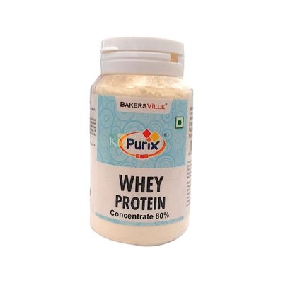 1 PC Purix Whey Protein (75 Gram), Vegetarian  Cake Vegetarian Egg Substitute, Cake Improver, Protein Shake,  Improve Bakery Product Quality Especially Cakes, Dairy Application as a stabilizer