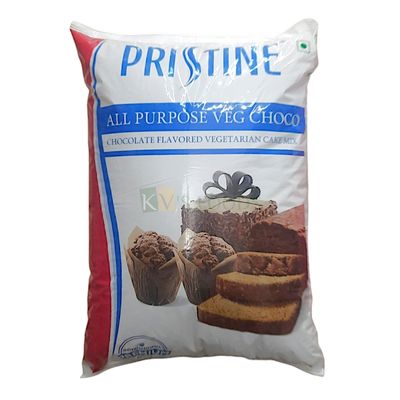 5 Kg Pristine Brown Cake Premix All Purpose Veg Choco Chocolate Flavoured Vegetarian Cake Mix  For Baking Birthday Cake, Pastry, Eggless Cake