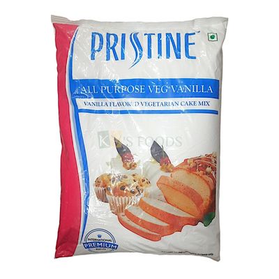 5 Kg Pristine White Cake Premix All Purpose Veg Vanilla Flavoured Vegetarian Cake Mix For Baking Birthday Cake, Pastry, Eggless Cake