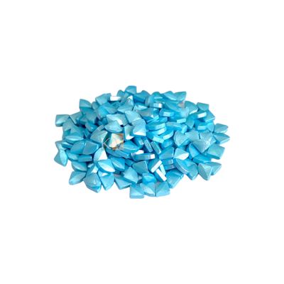 Skyblue Colour 1/4th Quarter Shape Sugar Balls, Triangular Edible Sprinkles Confetti, Decorative Toppings for Birthday Doughnuts, Desserts Pastry Cakesicles DIY Baby Shower Cake Decorations