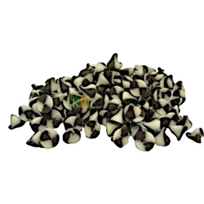 Morde Twin Dark White Chocolate Chips Sweet Choco Sprinkles Confetti Toppings for Birthday Cakes, Can be added To Cakes Doughnuts, Desserts, Ice-cream, For Chocolate Making, DIY Cake Decoration