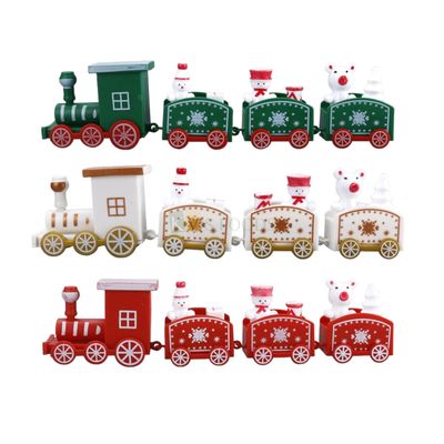 1PC Red Green White Train Cake Topper Toy, Train Theme Cake Decoration, Miniature Figurine, Train Topper for Cake Decoration Xmas, DIY Cake Decor