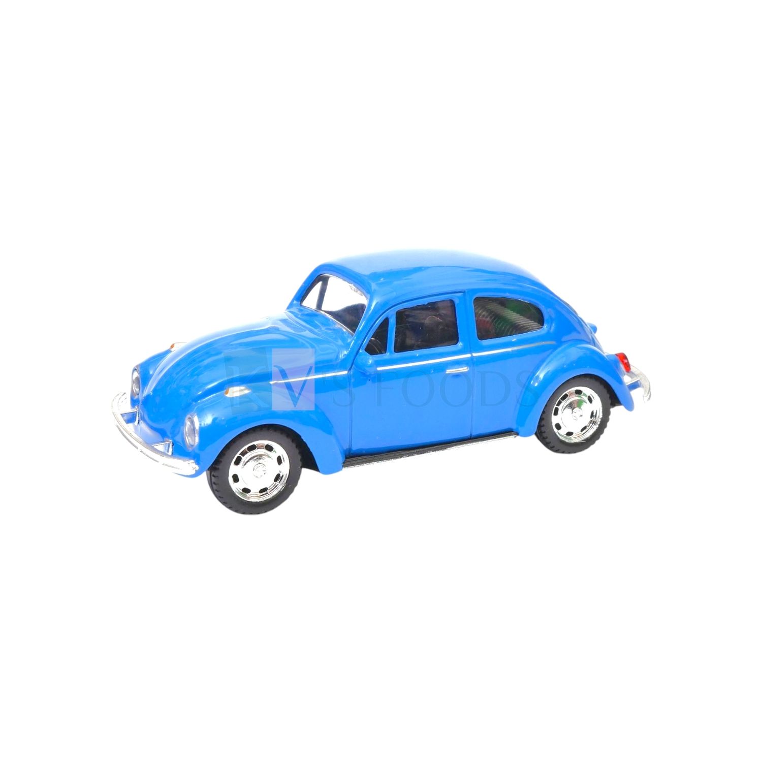 1PC Sky Blue Vintage Retro Volkswagen Beetle Car Toy Cake Topper, Kids Boys Birthday Theme, Push GO Car Toy Racing Car, Miniature Figurine, Friction Cars Gift Children Play Toys DIY Cake Decorations