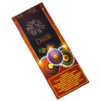 5PC Set of Multipurpose Happy Diwali Slider Box, Cracker Chocolates, Sweets, Pacakging DIY Gift box
