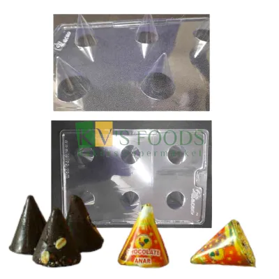 Diwali Cracker Chocolate Mould PVC Anar 8 Cavity 