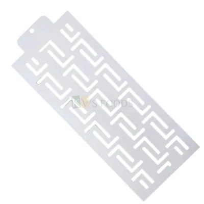 1PC Geometrical Designs Cake Decorating Stencil Pattern Template Engagement, Wedding Cake Decoration, Anniversary Cakes, Side/Top Cake Designing Mesh Tool Lace Decoration Border