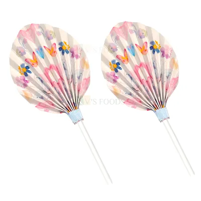 2PC White Printed Paper Palm Leaf Cake Topper Spear Shaped Leaves Cupcake Insert, Birthdays, Engagement Wedding Anniversary Theme Cake Accessories DIY Cake Decorations, Project, Crafts Home Decor