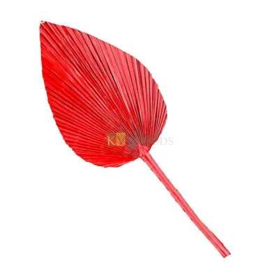 1PC Big Red Dried Palm Leaf Cake Topper Spear Shaped Leaf Cake Insert, Birthdays, Engagement Wedding Anniversary Theme Cake Accessories, DIY Cake Decorations, Project, Crafts, Home Party Decor