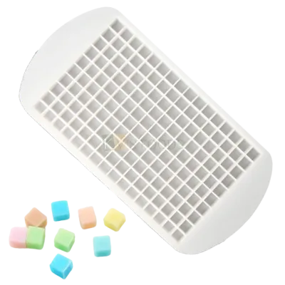 160 Cavities Small Square Candy Moulds  Grid Tray, Sugar-craft, Cake Dessert Insert,  Chocolate, Cup Cake, Ice Cream Garnishing Cake Decoration, Ice Cube, Candy, Fondant, DIY Silicon Mould