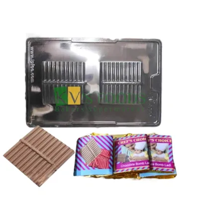 Diwali Cracker Chocolate Mould PVC Large/ Big Ladi 2 Cavity