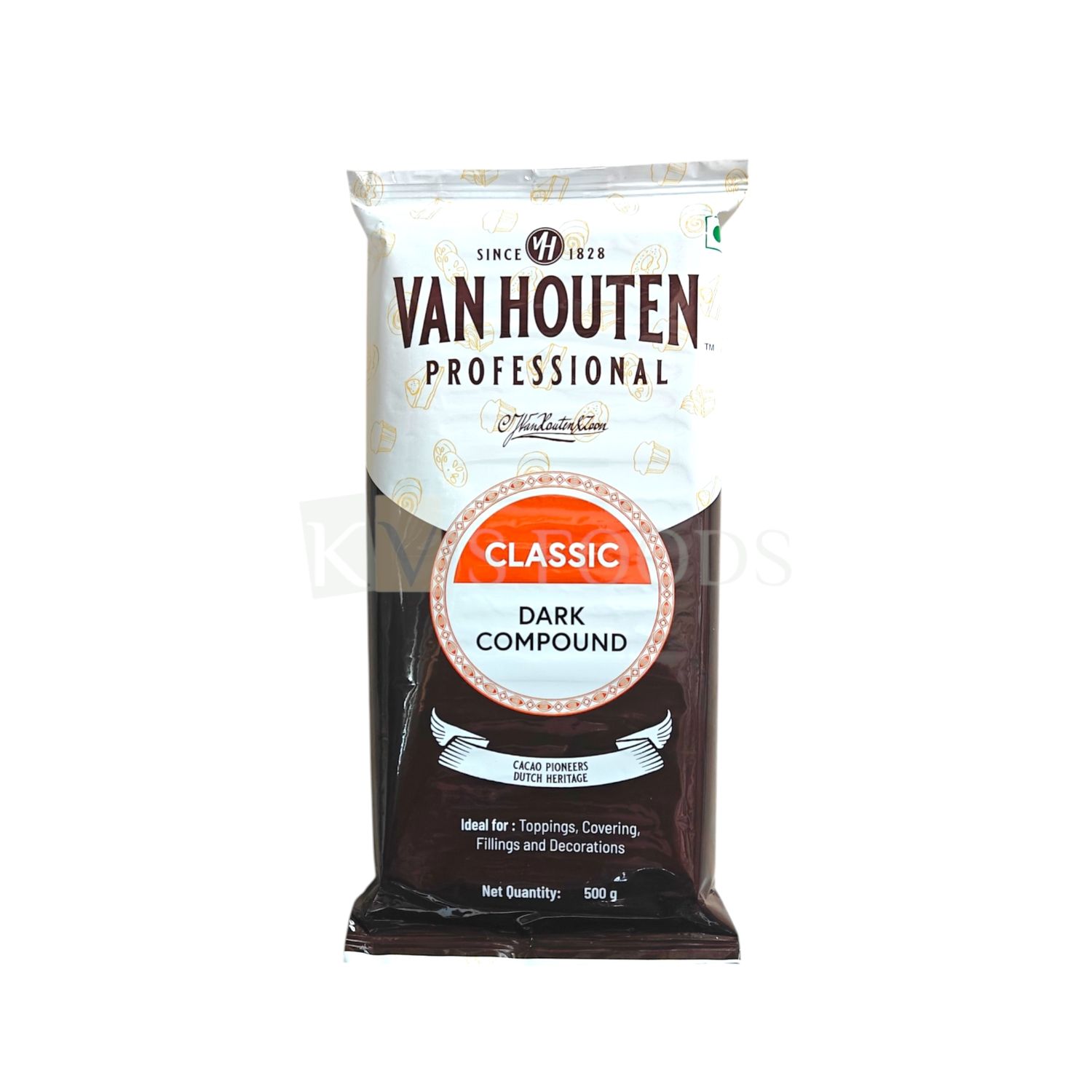 Van Houten Classic Dark Compound 500gms