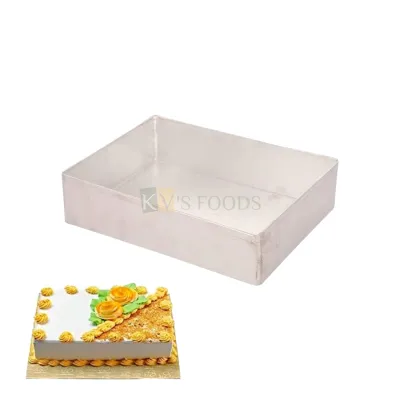 1PC Size 8 x 6 x 2 Inch Capacity ~900 Grams Aluminium Baking Pan Silver Rectangle Small Loaf Bread Mould Bakeware Mousse Pudding Cheese Fruit Chocolate Cakes Containers Mold Tins Tray for Ovens