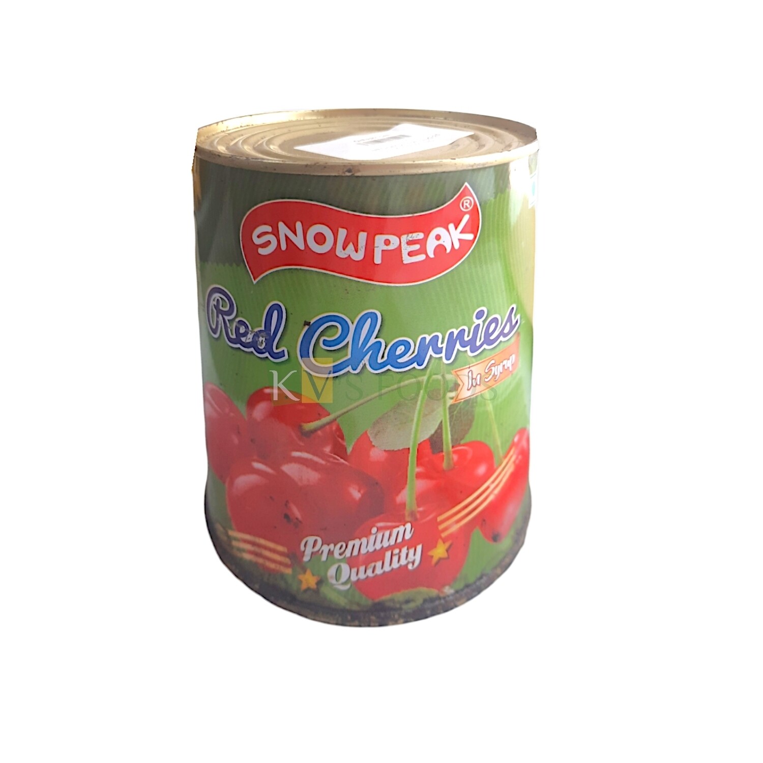 830 Grams Snowpeak Red Cherries In Syrup, Used in a variety of recipes like Tarts, Mousse, Pastries, Desserts, Mocktails, Compotes, Jams, Preserves, Milkshakes, Ice-creams, DIY Cake Decorations