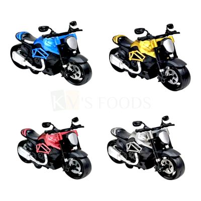 1PC Blue/Red/Golden/Silver Miniature Plastic Alloy Motorcycle Toy, Harley-Davidson, Police Car, Military alike Toy Bike Cake Topper, Man’s or Boy’s Road Trip Adventure Birthday Ladakh Bikers