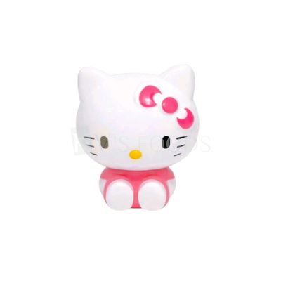 1PC Pink Hello Kitty Cake Topper, Cartoon Theme, Cute Sitting Cat Kids Girls Birthday Theme, Cupcake Topper, DIY Princess Cake Decorations