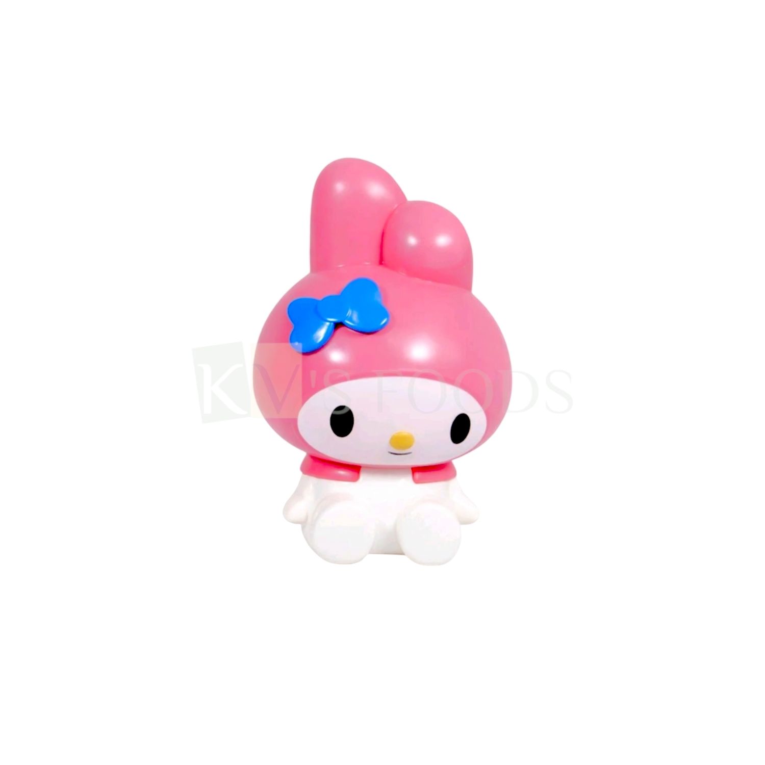 1PC Pink Hello Kitty Cake Topper, Cartoon Theme, Cute Sitting Cat Kids Girls Birthday Theme, Cupcake Topper, DIY Princess Cake Decorations