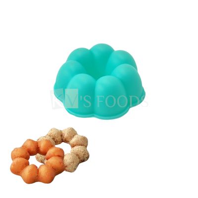 1 PC Small Flower Shape Donut Silicone Mould Pumpkin Design Jelly Bundt Cake, Chocolate, Birthday Doughnut Mousse, Dessert, Ring Mould, Bakeware, Baking Mold, Muffin, Handmade Soap, Puddings