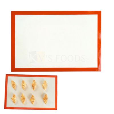 1 PC Big Silicone Multipurpose Silpat Macaroons Liner Baking Mats, Reusable Professional Non-stick Puff Mat Oven Liner Sheets Toaster, Biscuits Pastries Cookies Pans Mats, Breads, Vegetables, Meats