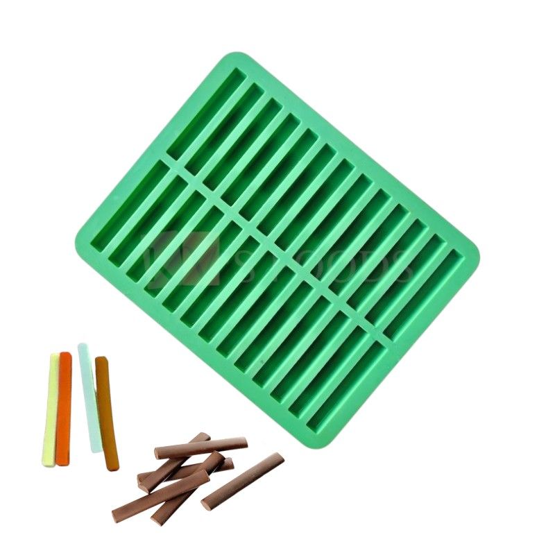 26 Cavity Small Rectangle Kitkat Chocolate Bar Silicone Mould, Jelly, Chalk Shape Candy Mould, Grid Tray, Cakes, Dessert Insert, Cupcake, Ice Cream Garnishing, Ice Cube Tray, Fondant, DIY Cake Decor