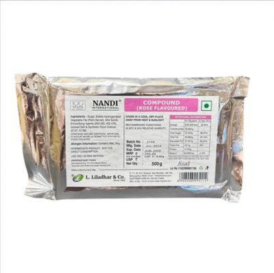 Nandi Rose Flavoured Chocolate Compound 500gm